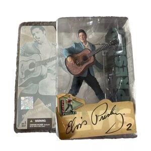 Elvis Presley 2 Action Figure w/ Guitar Vintage